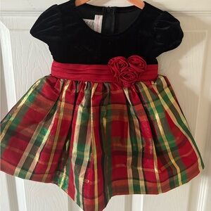 Velvet Holiday Dress 3-6 Months